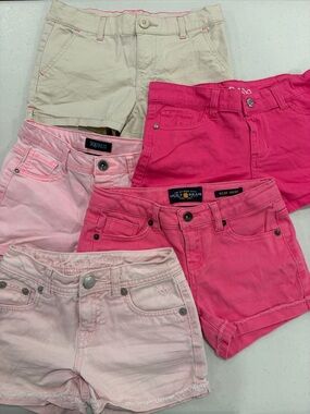 5 Pairs Girls Shorts